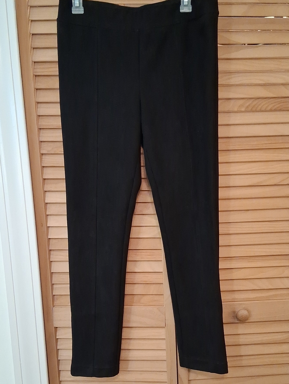 Andrew Marc Black Sueded Skinny Pants